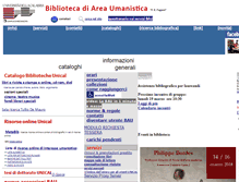 Tablet Screenshot of bau.unical.it